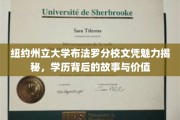 解锁纽约州立大学布法罗分校文凭的奥秘，探寻学历背后的传奇与价值