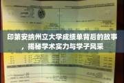印第安纳州立大学成绩单背后的传奇，学术之光与青春风采的交织