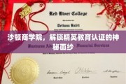 揭开沙顿商学院精英教育认证的神秘魅力