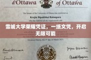 雪城大学文凭，解锁人生无限可能的大门
