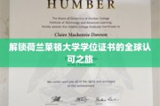 跨国认可之旅，揭秘莱顿大学学位证书的全球通行证