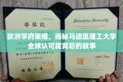 马德里理工，欧洲教育明珠，探寻其国际声誉的璀璨历程