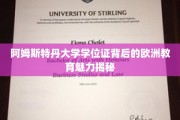 解锁阿姆斯特丹大学学位证的欧洲教育奥秘