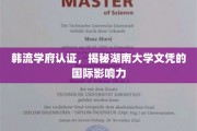 湖南大学文凭全球影响力揭秘，韩流学府的认证之谜