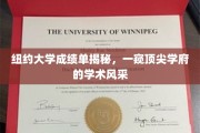 解码纽约大学，揭秘顶尖学府的学术成就与风采