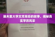 埃夫里大学文凭之谜，探寻学历背后的非凡历程