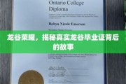 探寻龙谷荣耀，毕业证书背后的传奇历程
