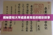 爱知大学成绩单，揭开隐藏在数字背后的传奇篇章