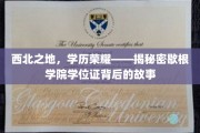 西北学府之光，揭秘歇根学院学位证的荣耀历程