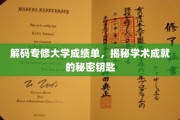 解码专修大学成绩单，揭秘学术成就的秘密钥匙
