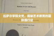 艺术留学新坐标，拉萨尔学院文凭，解锁全球艺术教育通行门