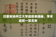 揭开印第安纳州立大学学子辉煌成就的秘密档案