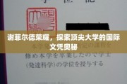 解码谢菲尔德荣耀，揭秘顶尖国际文凭的奥秘之旅