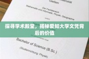 解码精英学府，爱知大学文凭的隐秘价值