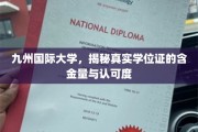 九州国际大学学位证，深度解析其价值与全球认可度