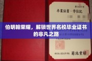 伯明翰之光，探寻名校证书背后的非凡成长之旅