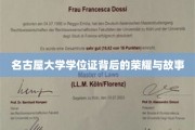 名古屋大学学位证，探寻荣耀背后的传奇篇章