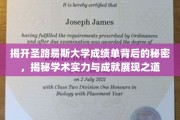 解码圣路易斯大学成绩单，成就与实力的秘密面纱