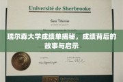 解码瑞尔森大学成绩单，揭秘学子成长轨迹与宝贵经验