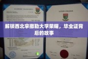 揭秘西北拿撒勒大学毕业生荣耀，毕业证背后的不凡历程