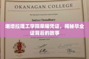 解码堪培拉理工学院毕业证，一场荣耀背后的深度探索