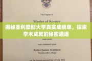 解锁亚利桑那大学卓越成绩背后的秘密路径