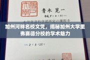 加州河畔明珠，探秘里弗赛德分校的学术风采