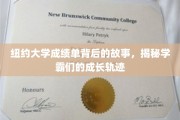 解码学霸之路，纽约大学成绩单背后的成长传奇