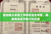 新加坡义安理工学院独家揭秘，毕业生证书的非凡魅力与职场价值