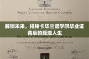 卡毕兰诺传奇，毕业证背后的人生巅峰之路