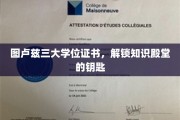 解锁知识宝库的图卢兹三大学位证书之旅