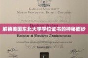 探寻东北大学学位证书背后的秘密世界