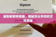 威斯敏斯特光环揭秘，探寻世界顶尖学府的学历传奇