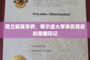 荷兰精英学府，蒂尔堡大学学历背后的荣耀印记