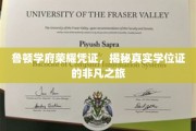 鲁顿学府荣耀印记，学位证背后的传奇之旅
