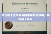 名工风采揭秘，名古屋工业大学学子成绩单背后的传奇历程
