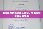 探寻都灵理工大学卓越成绩单背后的神秘力量