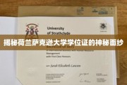 荷兰萨克逊大学学位证背后的独特魅力揭秘