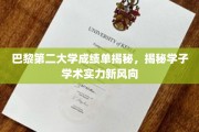 解码巴黎第二大学学子实力，成绩单背后的学术新潮流