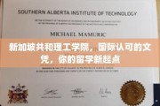 新加坡共和理工学院，国际通行证，开启留学新篇章
