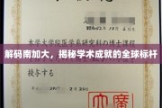 探寻南加大传奇，打造世界学术高峰的秘诀之道