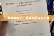 山梨大学学位助你踏上璀璨未来之旅