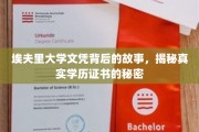 探寻埃夫里大学文凭之谜，揭秘学历认证背后的真实面纱