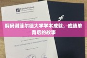 揭开谢菲尔德大学卓越成就的神秘面纱