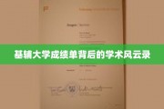 基辅大学成绩单揭开学术世界精彩篇章