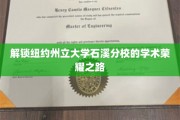 石溪分校辉煌探秘，纽约州立大学学术精英之路