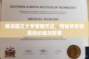 解码横滨国立大学荣耀证书，学历背后的非凡价值与感人历程