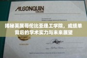 解码英属哥伦比亚理工学院，成绩单背后的卓越学术实力与未来蓝图