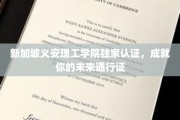 新加坡义安理工学院权威认证，开启你的全球通行之旅