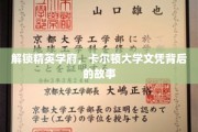 卡尔顿荣耀，揭秘精英学府的文凭传奇